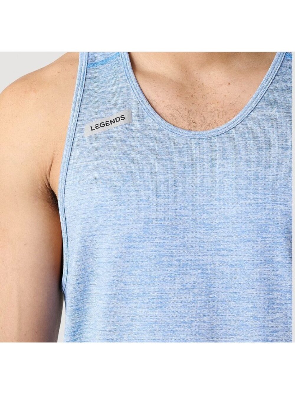 Legends Mens Blue Athletic Tank Top Size S Polyester Blend Lightweight & Breatha - Picture 10 of 13